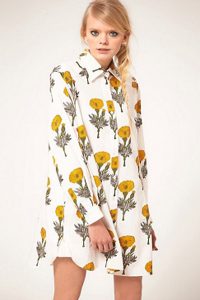 Ashish Floral Shirt Dress
