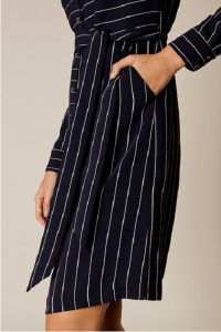 Karen Millen stripe shirt dress