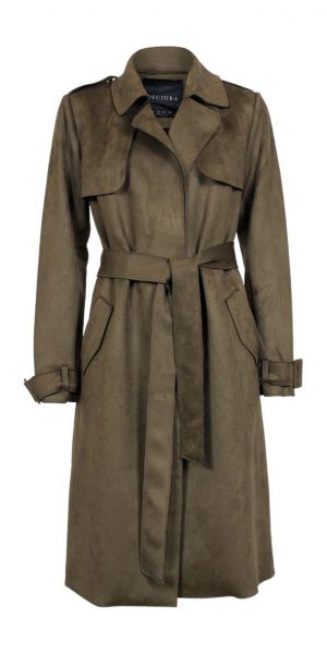 Blair Suedette Trench Coat